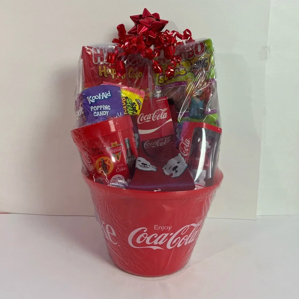 Coca Cola Themed Gift Basket